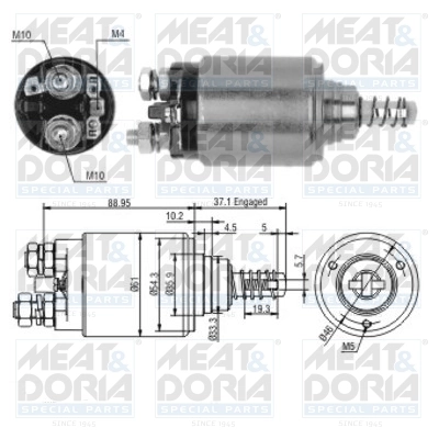 Solenoid Switch, starter